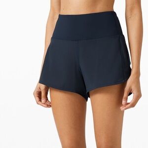 NWOT Lululemon Speed Up High Rise Short 4’ True Navy